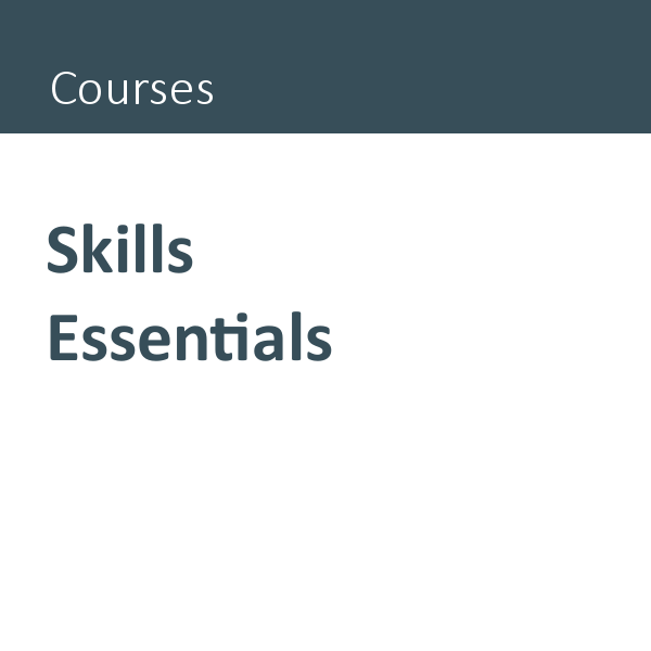 Skills Essentials course