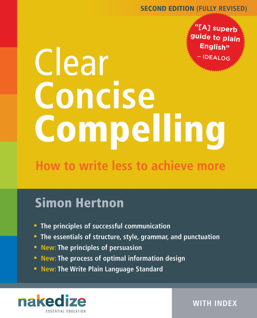 Cover of Clear Concise Compelling 2ed